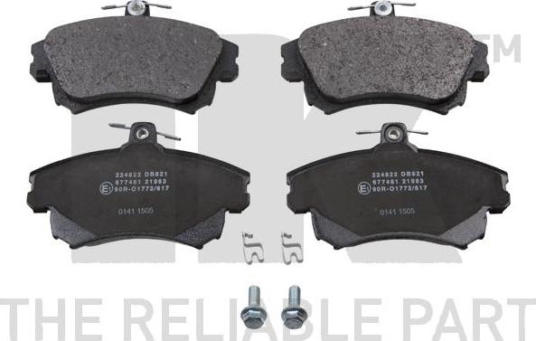 NK 224822 - Set placute frana,frana disc aaoparts.ro