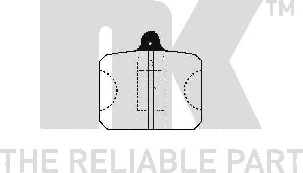 NK 224302 - Set placute frana,frana disc aaoparts.ro