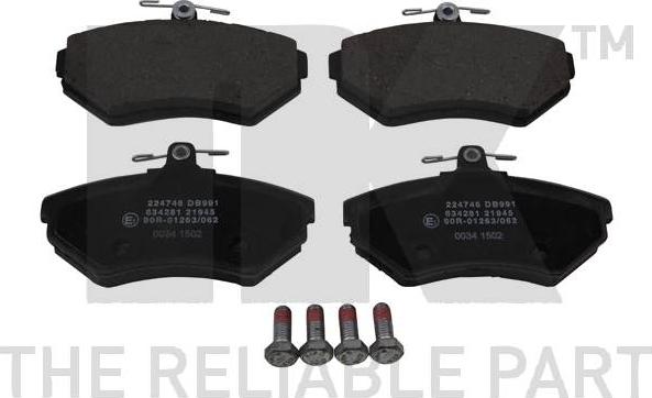 NK 224 746 - Set placute frana,frana disc aaoparts.ro