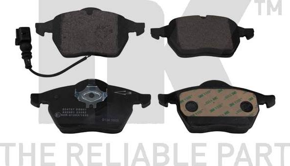 NK 224 757 - Set placute frana,frana disc aaoparts.ro
