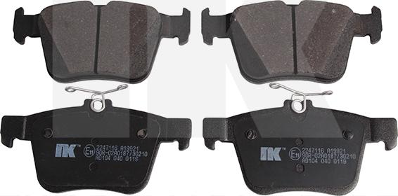 NK 2247116 - Set placute frana,frana disc aaoparts.ro