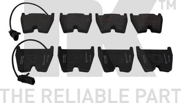 NK 224785 - Set placute frana,frana disc aaoparts.ro