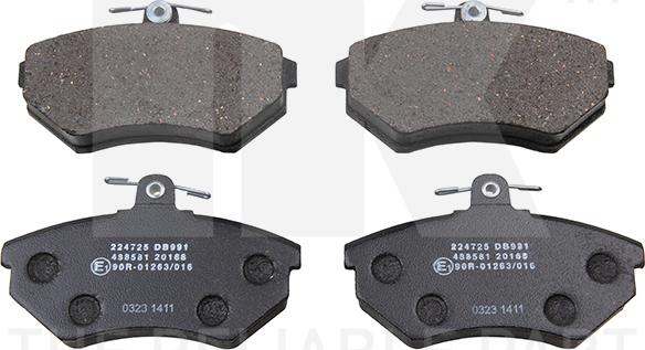 NK 224725 - Set placute frana,frana disc aaoparts.ro