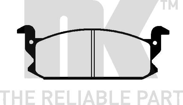NK 225102 - Set placute frana,frana disc aaoparts.ro