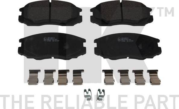 NK 225111 - Set placute frana,frana disc aaoparts.ro