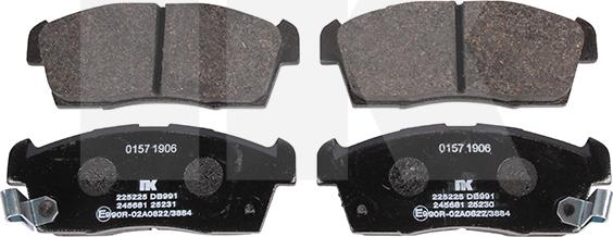 NK 225225 - Set placute frana,frana disc aaoparts.ro