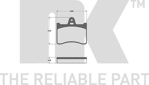 NK 221915 - Set placute frana,frana disc aaoparts.ro