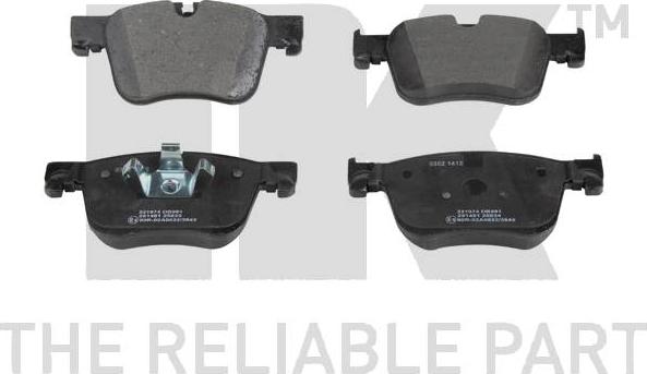 NK 221974 - Set placute frana,frana disc aaoparts.ro