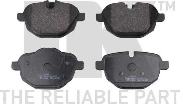 NK 221545 - Set placute frana,frana disc aaoparts.ro