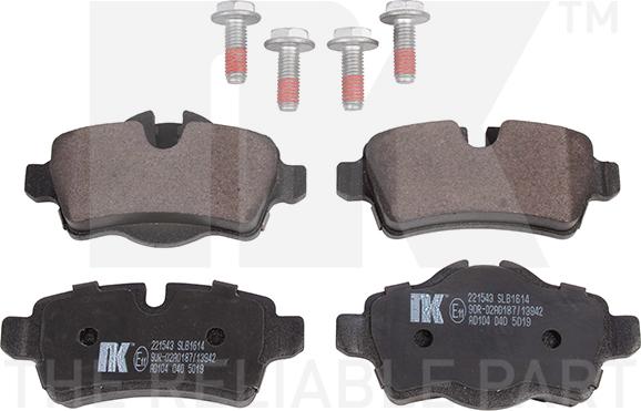 NK 221543 - Set placute frana,frana disc aaoparts.ro