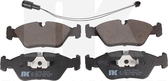 NK 221506 - Set placute frana,frana disc aaoparts.ro
