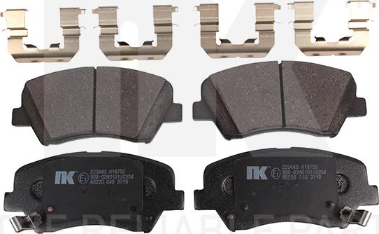 NK 223443 - Set placute frana,frana disc aaoparts.ro