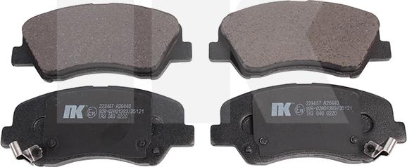 NK 223467 - Set placute frana,frana disc aaoparts.ro