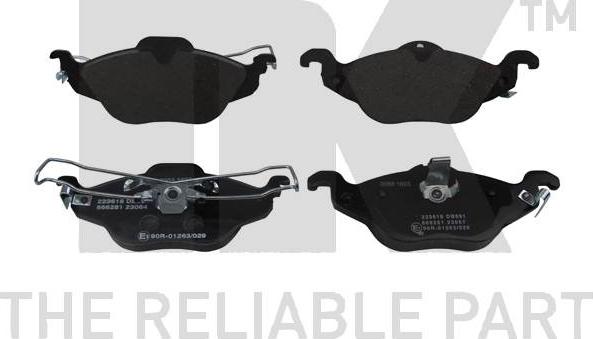 NK 223618 - Set placute frana,frana disc aaoparts.ro