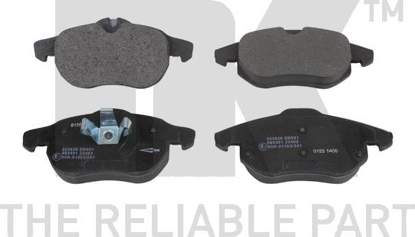 NK 223628 - Set placute frana,frana disc aaoparts.ro