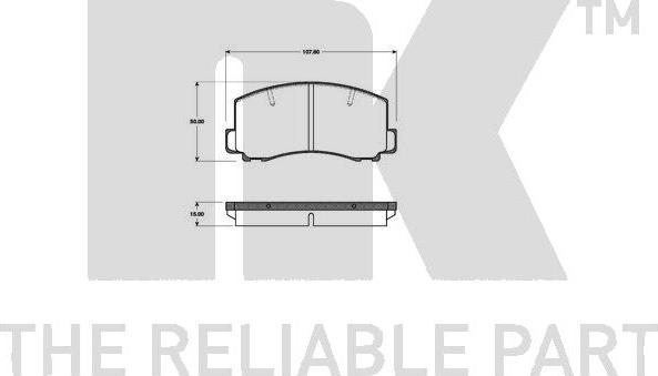 NK 223011 - Set placute frana,frana disc aaoparts.ro