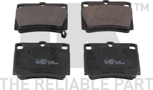 NK 223030 - Set placute frana,frana disc aaoparts.ro