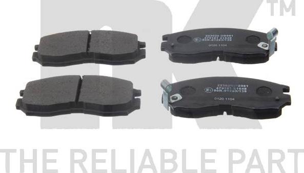 NK 223020 - Set placute frana,frana disc aaoparts.ro