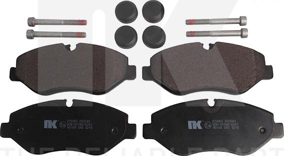 NK 223362 - Set placute frana,frana disc aaoparts.ro