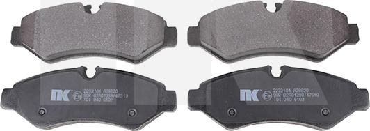 NK 2233101 - Set placute frana,frana disc aaoparts.ro