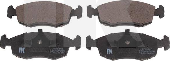 NK 222516 - Set placute frana,frana disc aaoparts.ro