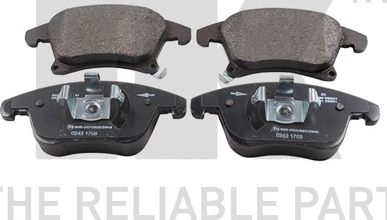 NK 222586 - Set placute frana,frana disc aaoparts.ro