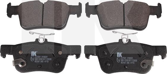 NK 222581 - Set placute frana,frana disc aaoparts.ro