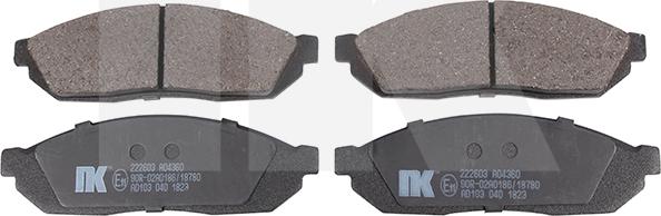 NK 222603 - Set placute frana,frana disc aaoparts.ro