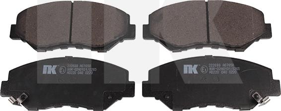 NK 222633 - Set placute frana,frana disc aaoparts.ro