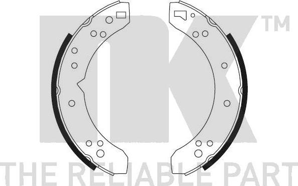 NK 2799040 - Set saboti frana aaoparts.ro