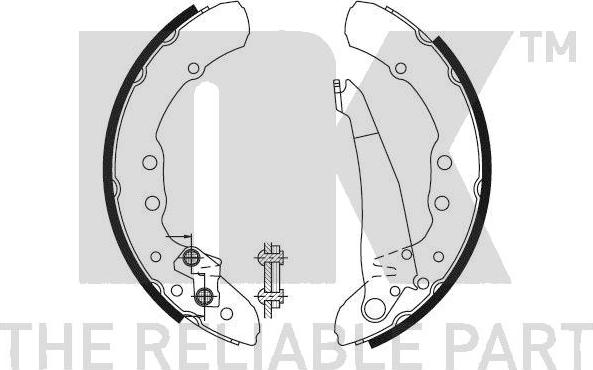 NK 2747343 - Set saboti frana aaoparts.ro