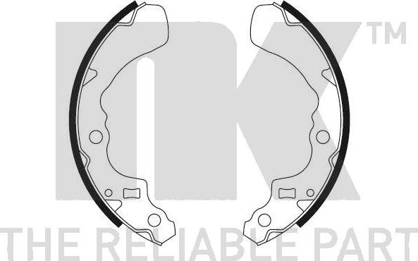 NK 2751504 - Set saboti frana aaoparts.ro