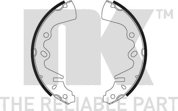 NK 2732288 - Set saboti frana aaoparts.ro
