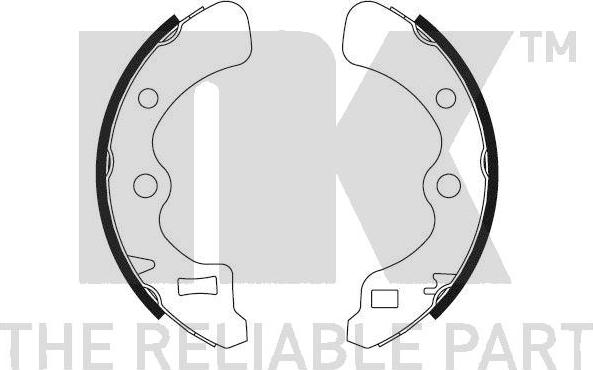 NK 2726367 - Set saboti frana aaoparts.ro