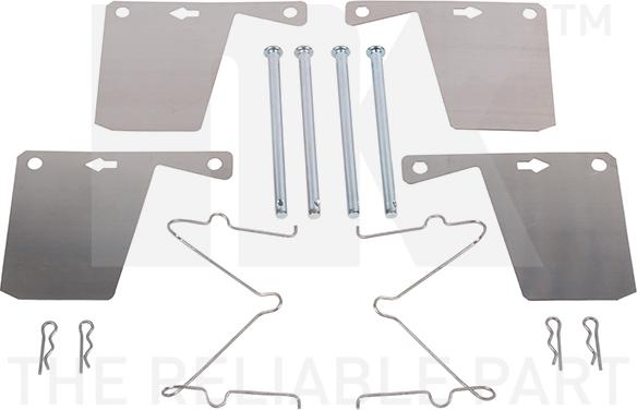 NK 7999960 - Set accesorii, placute frana aaoparts.ro