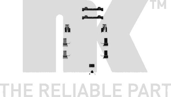 NK 7999058 - Set accesorii, placute frana aaoparts.ro