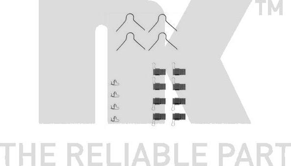 NK 7999089 - Set accesorii, placute frana aaoparts.ro