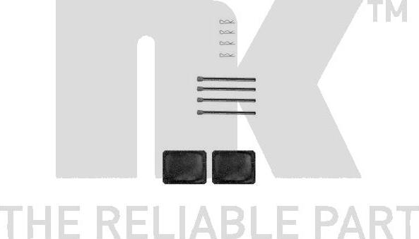 NK 7943990 - Set accesorii, placute frana aaoparts.ro