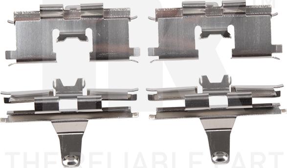 NK 7950692 - Set accesorii, placute frana aaoparts.ro