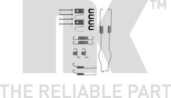 NK 7951694 - Set accesorii, sabot de frana aaoparts.ro