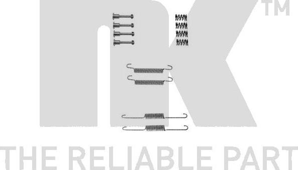 NK 7912826 - Set accesorii, saboti frana parcare aaoparts.ro