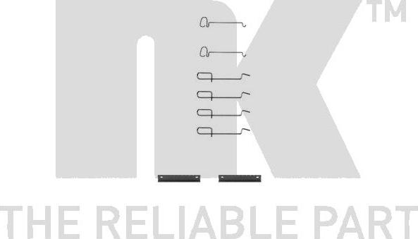 NK 7939070 - Set accesorii, placute frana aaoparts.ro