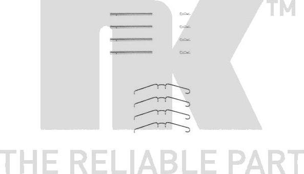 NK 7939155 - Set accesorii, placute frana aaoparts.ro