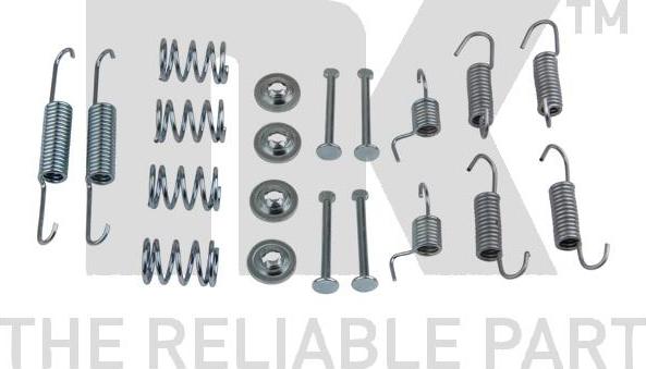 NK 79360025 - Set accesorii, saboti frana parcare aaoparts.ro