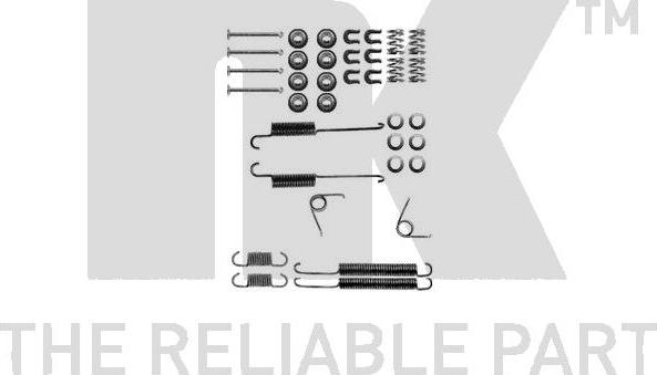 NK 7930695 - Set accesorii, sabot de frana aaoparts.ro