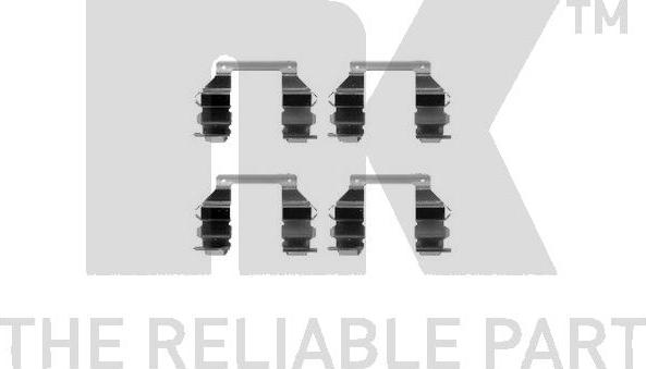 NK 7930103 - Set accesorii, placute frana aaoparts.ro