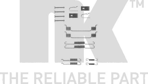 NK 7932605 - Set accesorii, sabot de frana aaoparts.ro