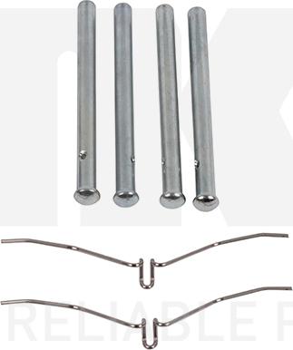 NK 7932061 - Set accesorii, placute frana aaoparts.ro