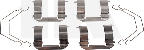 NK 7932158 - Set accesorii, placute frana aaoparts.ro