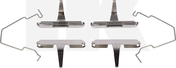 NK 7932270 - Set accesorii, placute frana aaoparts.ro